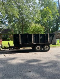 14x8 Appalachian dump trailer