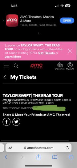 Taylor swift Eras Movie