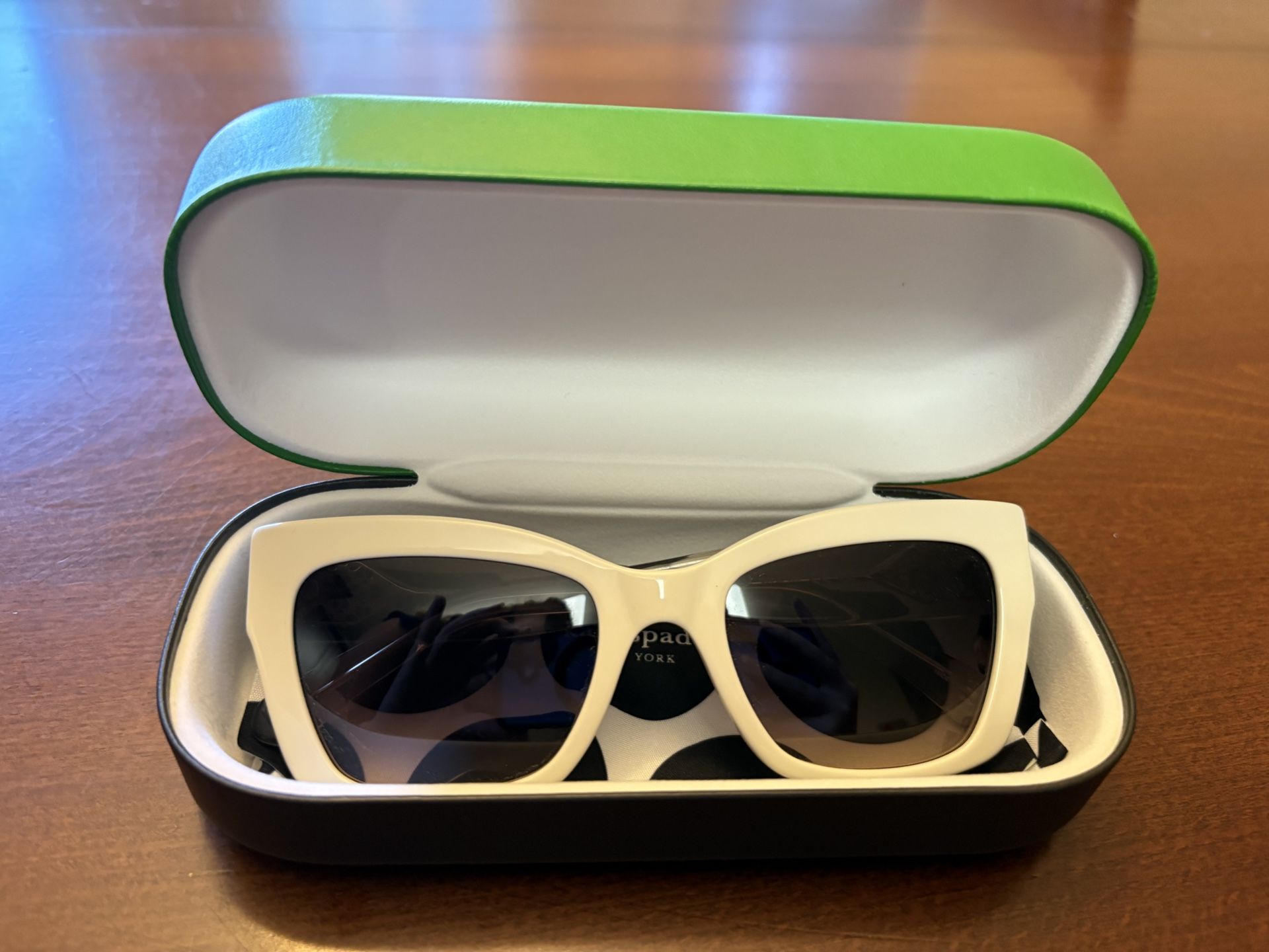 Kate Spade White And Clear Sunglasses - BRAND NEW