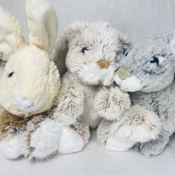 Melissa and Doug Fluffy Rabbit Plush Toys Pretend Pets