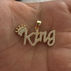 King pendant silver 925