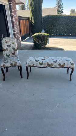 Chair and Bench