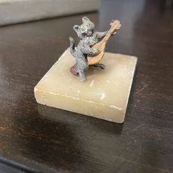 Authentic Brass Franz Bergman Cat Figure 