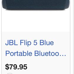 JBL Flip 5 Wireless Bluetooth Speaker