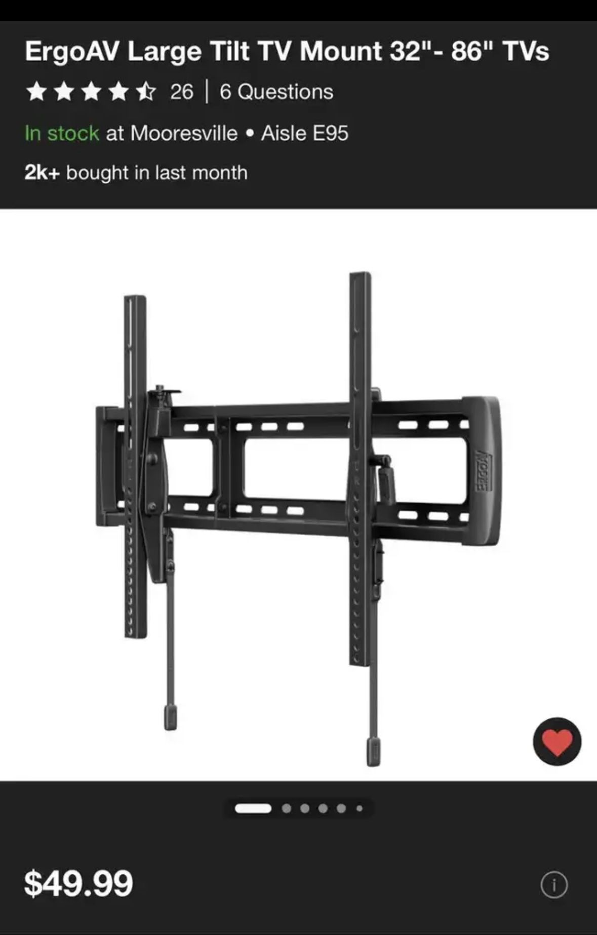 tv mount brand new