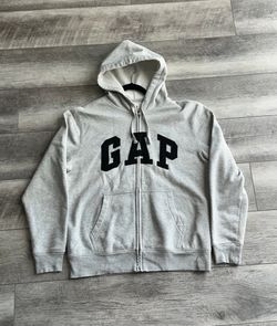 Gray Gap Full Zip Hoodie Size M