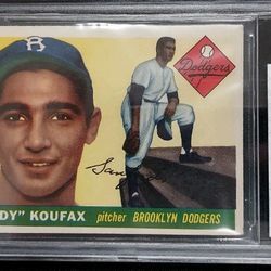 1955 Topps Sandy Koufax RC #123