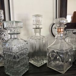 Glass decanters