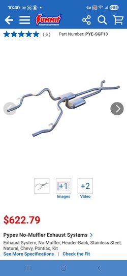 NEW 70-74 CAMARO 3" Dual Exhaust Kit