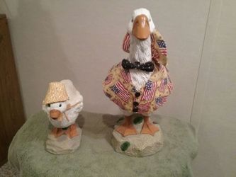 Ducks with clothes