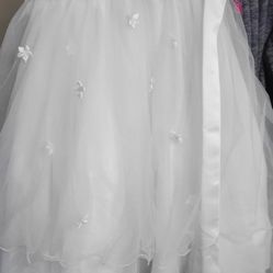  2 Bestidos Para Fiesta O Bautizo Talla 16 Y Talla 8 