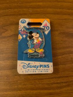 Disneyland I Was There Pin 70th Anniversary Limited Mickey Release 2025
