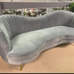 Velvet Sofa and Loveseat Sophia 