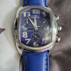 Invicta Vintage Watch Leather Band Swiss