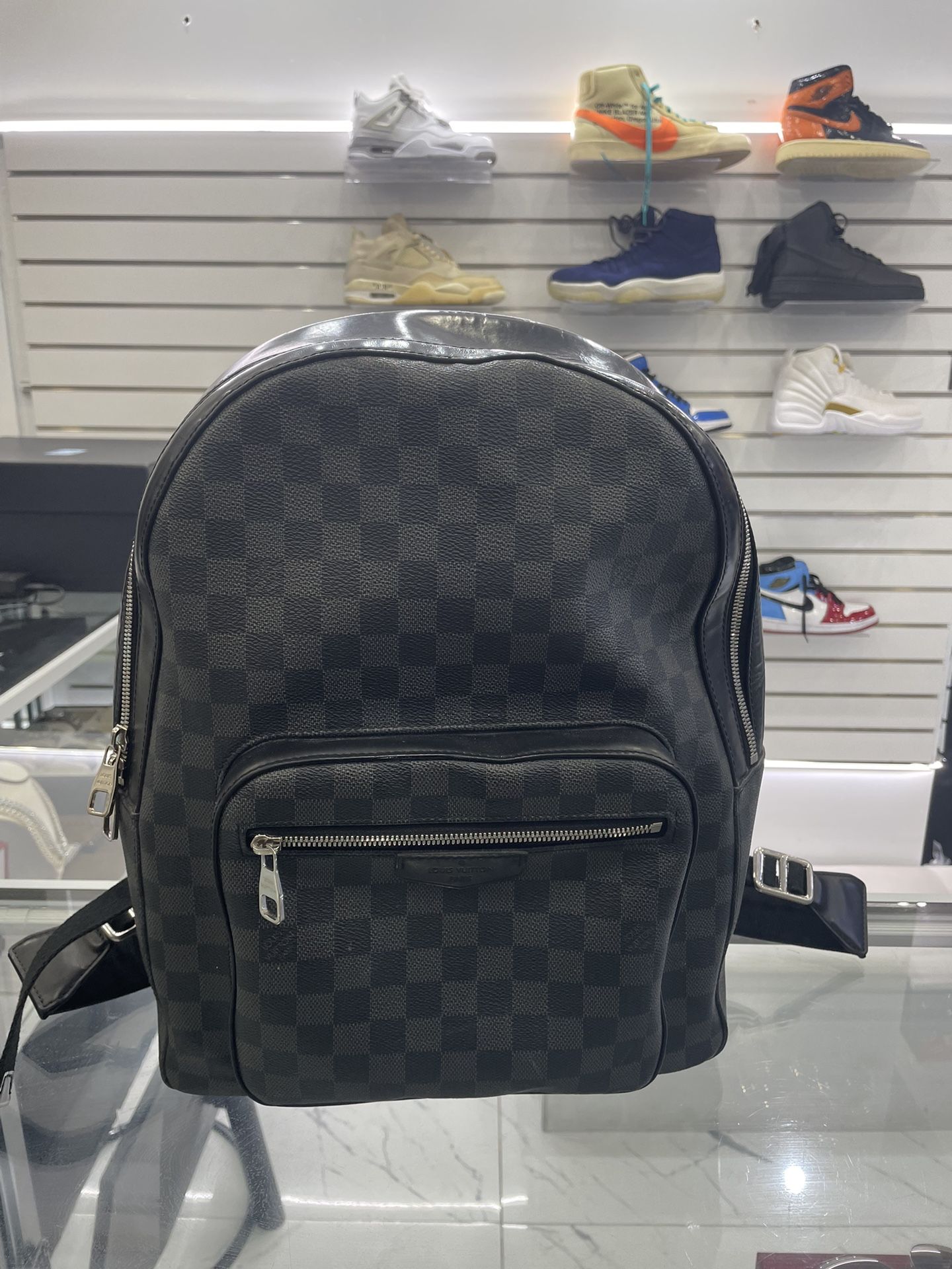 LOUIS VUITTON Damier Graphite Josh Backpack Bag