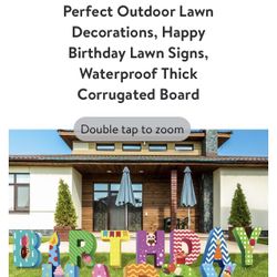 Rent Letters Happy Birthday 