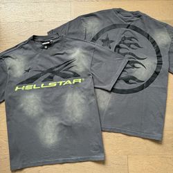 Grey Hellstar T Shirt 