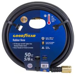 Goodyear MAXLite 5/8 in. x 50 ft. Premium Duty Rubber+ Water Hose