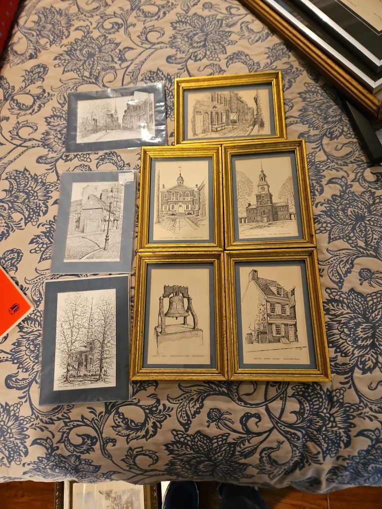 artist work of historical locations in Philadelphia