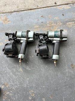 Two Hitachi Roofing Nail Guns NV45AB2