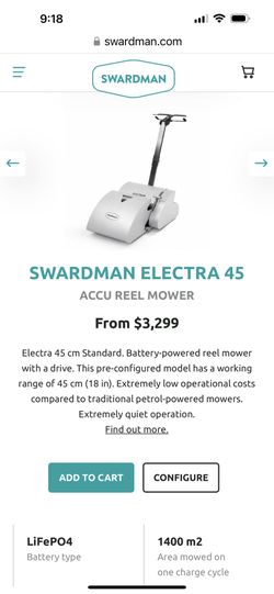 Swardman Electra 45 Reel Mower for Sale in Phoenix AZ OfferUp