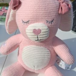 PINK BABY PLUSH LULLABY SOOTHER WITH MUSIC & LIGHT (PELUCHE ROSITA CON MUSICA Y LUZ PARA BEBE)