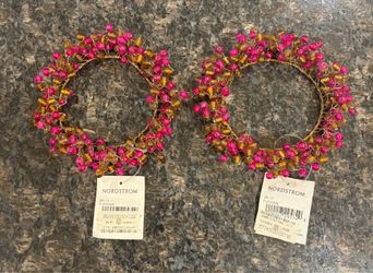 Crystal Beaded Candle Rings