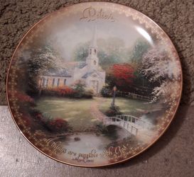 Thomas Kinkade "Believe" Decorative Collector Plate