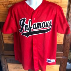 Majestic Men's Mesh Style XL Embroidered Baseball Jersey