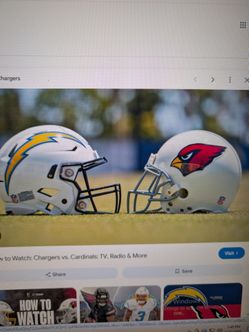 Chargers vs cardinals September 13th