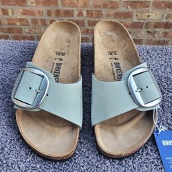 Birkenstock Madrid Big Buckle Sandals 39 US Size Women 8 Men 6 New 