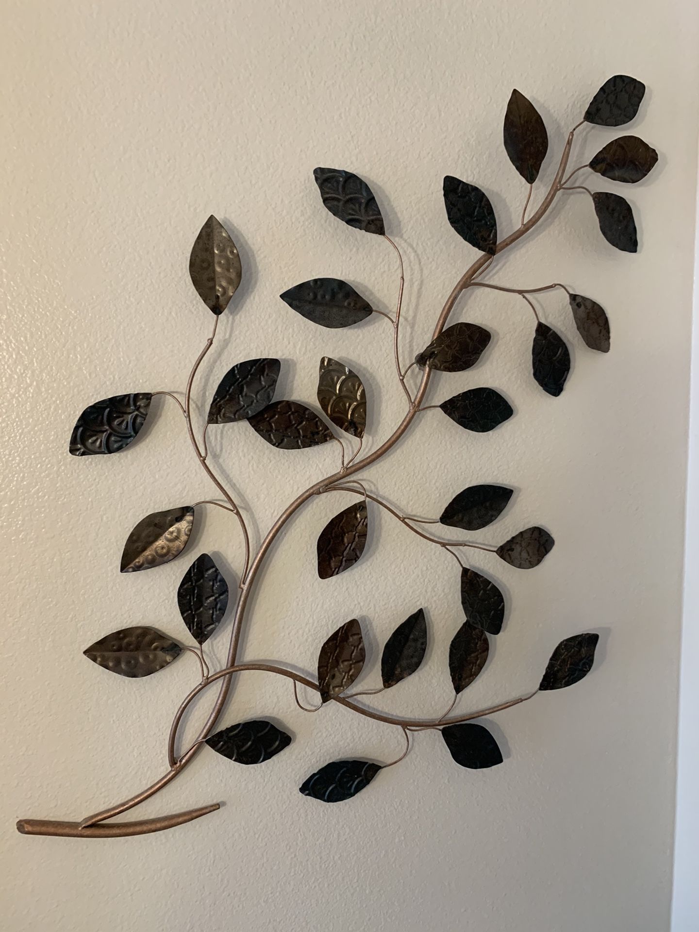 Wall Decor. Metal Leaves