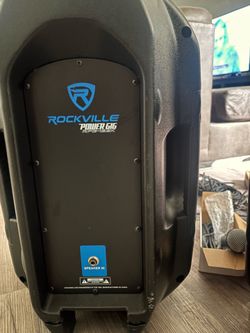 Rockville concert speakers two 12s