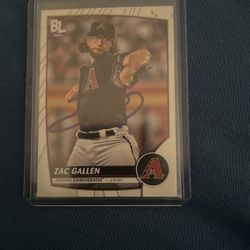 Zac Gallen Baseball Card 