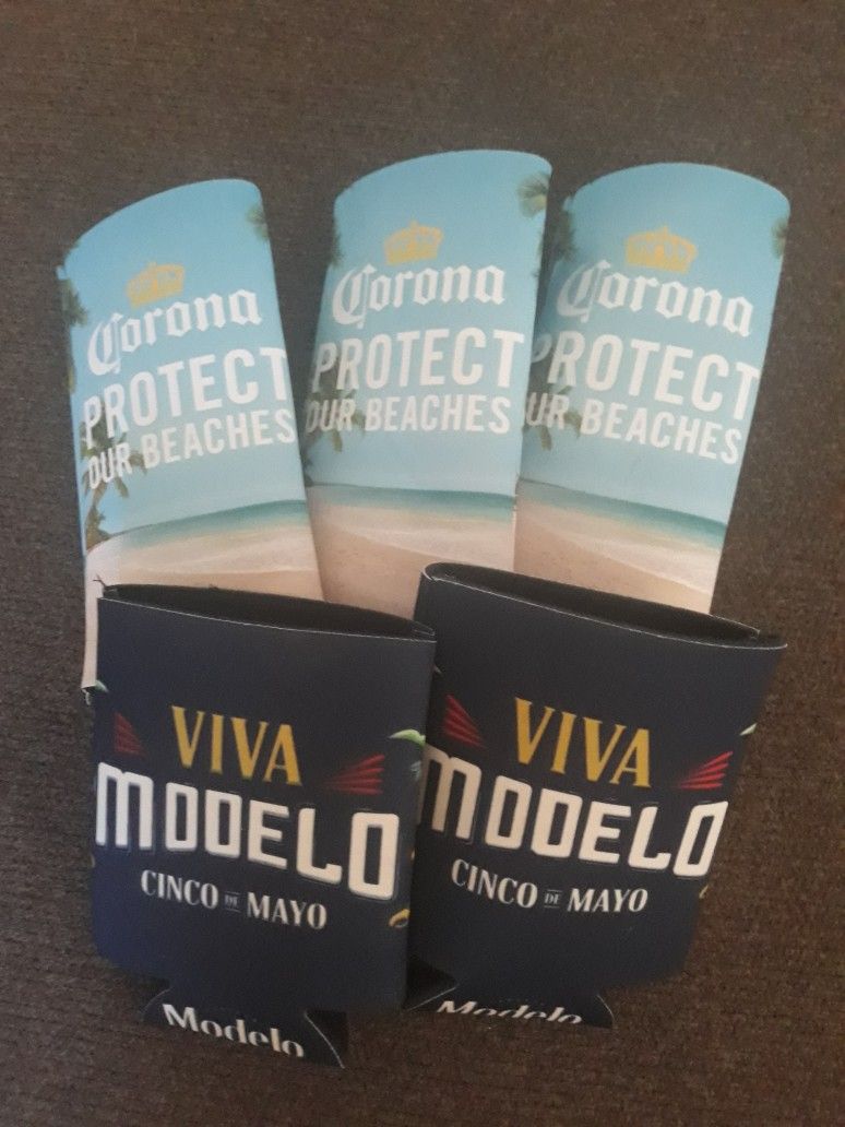 5 BRAND NEW Coozies