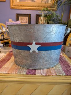 Galvanized bucket