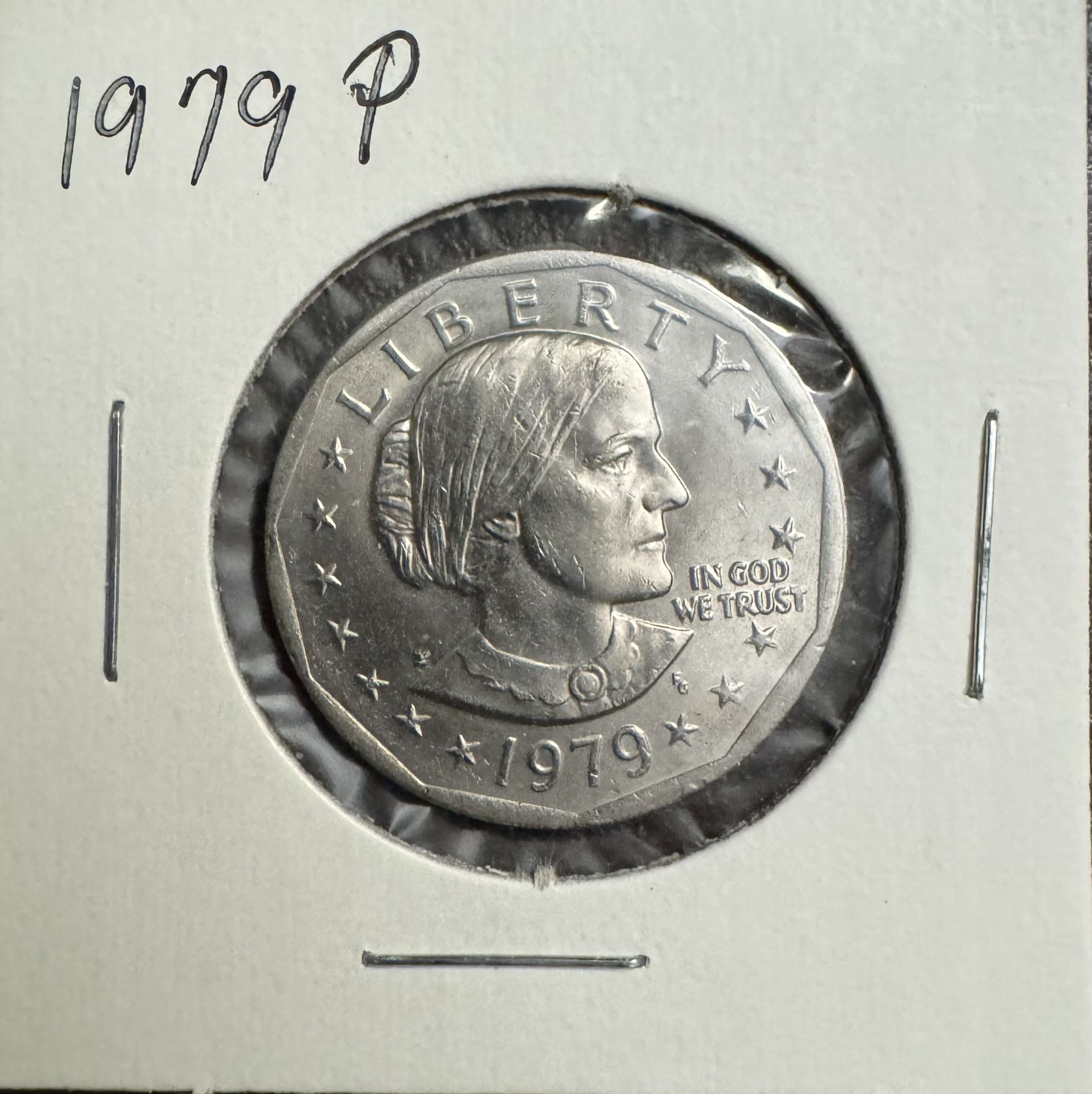 1979 P One Dollar Coin - Susan B. Anthony (Philadelphia Mint, Excellent Condition)