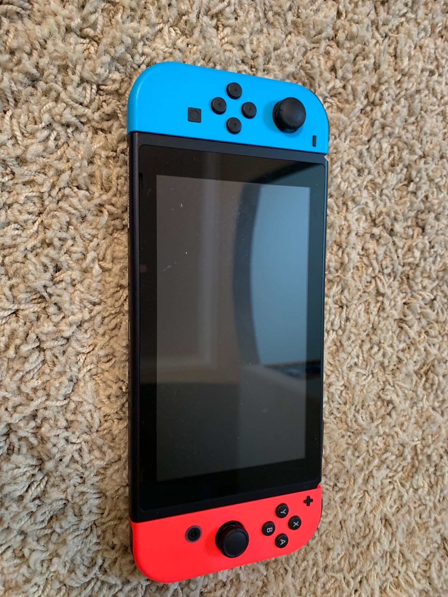 Nintendo switch, 3 games, case, controller