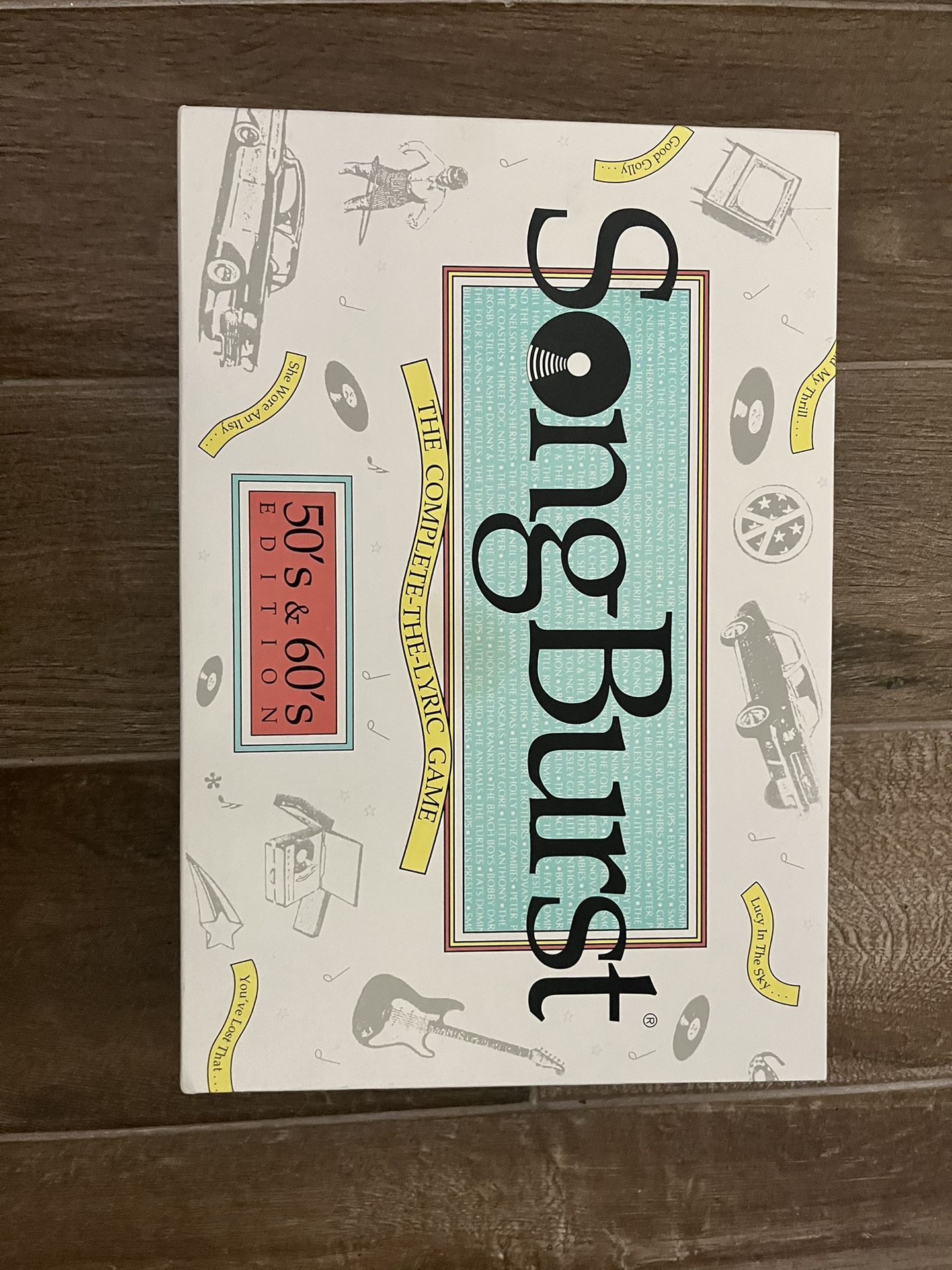 Vintage Song Burst Game 50’s & 60’s Edition