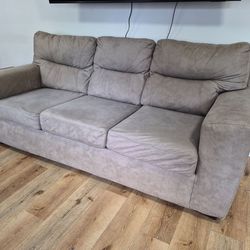 Light Grey 3-Seater Sofa and 2-Seater Loveseat Set