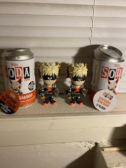Katsuki Bakugo Funko Soda Chase Plus Common Bundle!! GITD 2K Only! MHA