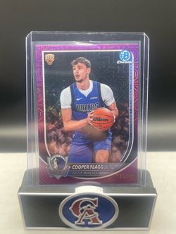 2025 Bowman Basketball Cooper Flagg Fuchsia Mojo /299 Rookie Card