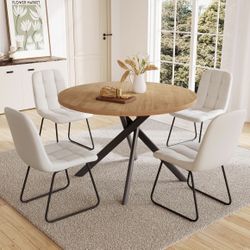 Dining Table Set (Table + 4 Chairs)
