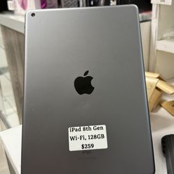 iPad 8th Gen Wi-Fi. 128gb