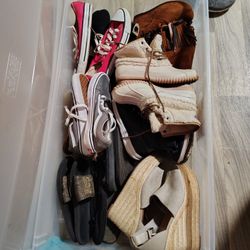 20 Different Pairs Of Women's Shoe Size 8ish ( 7 And Half To 9)
