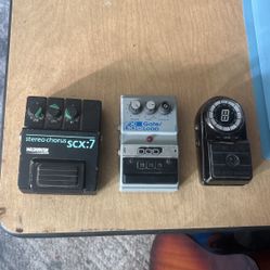 Guitar Pedals/ Not Tested Sold As Is, parts