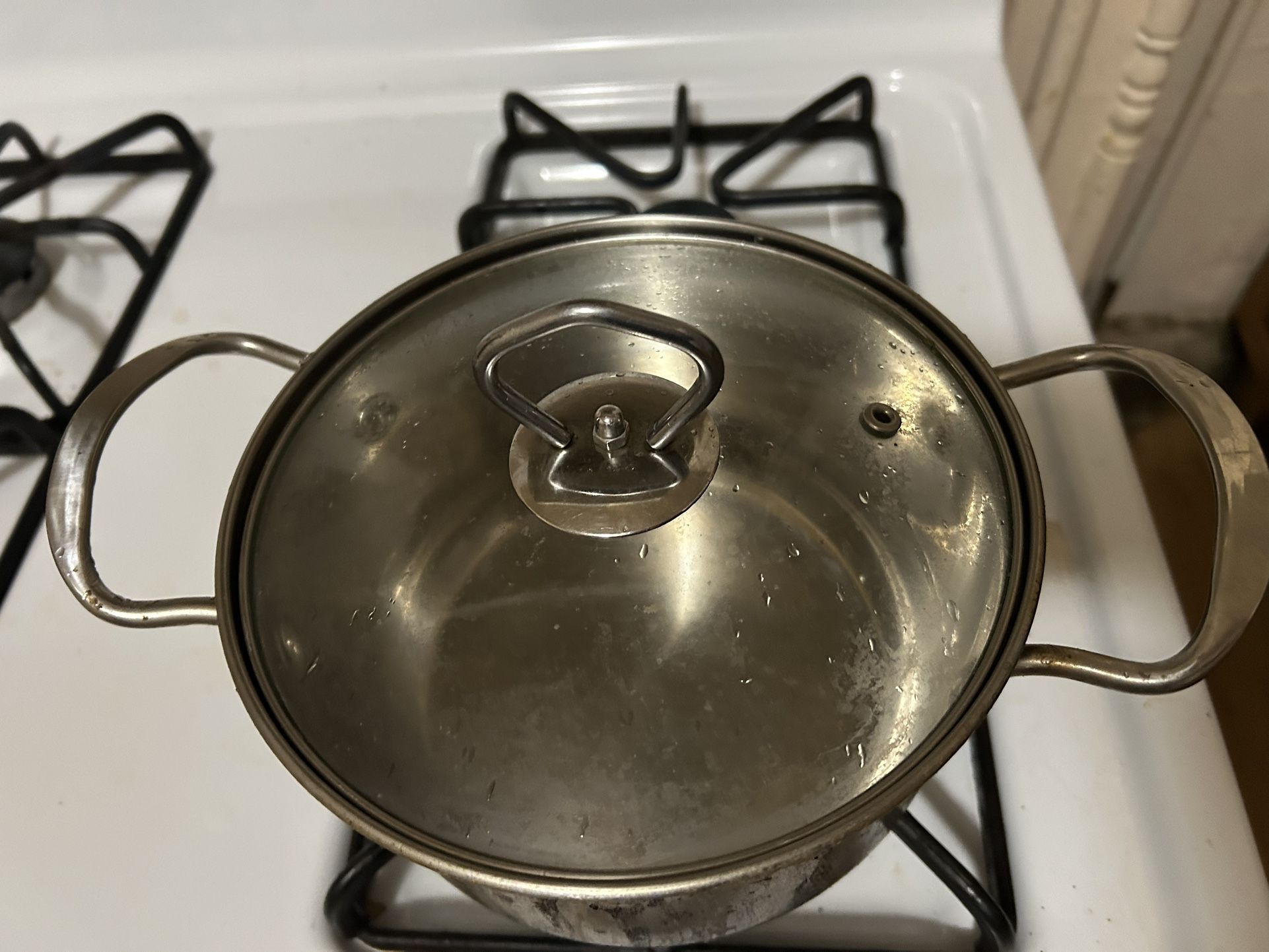 Pot,Bowl,Cutting board, Knife,And More