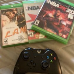 Controller with three games