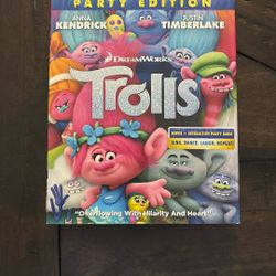 TROLLS MOVIE BLU-RAY & DVD