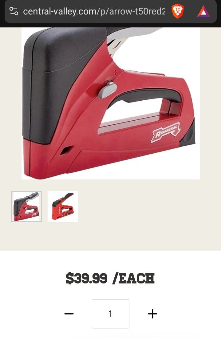 Arrow T50 Stapler